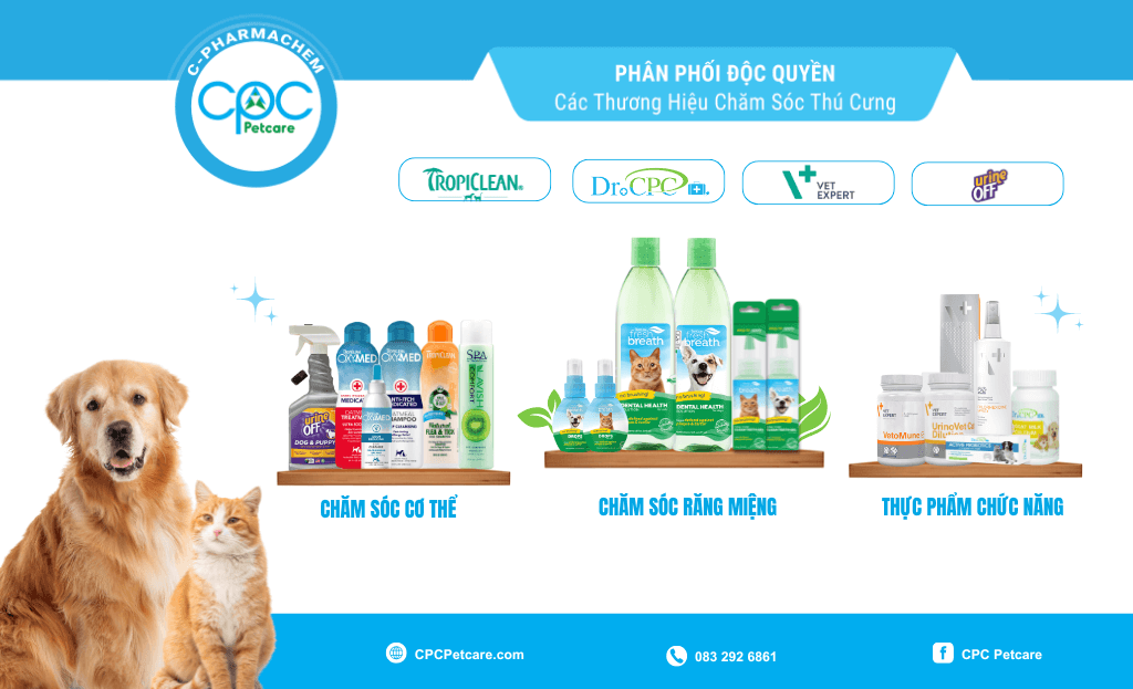 CPC Petcare - Công ty nhập khẩu và phân phối sản phẩm chăm sóc thú cưng hàng đầu Việt Nam