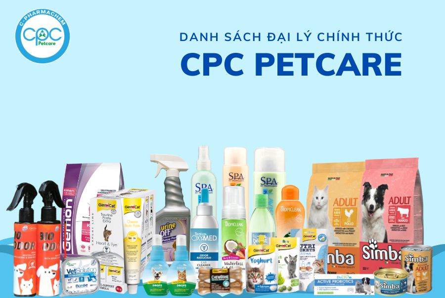 Danh sách đại lý chính thức của CPC Petcare