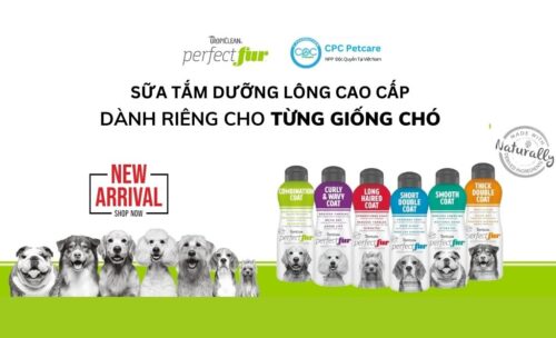 Tropiclean Perfect Fur – Dầu gội dành riêng cho từng giống chó cưng