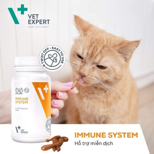 Viên thực phẩm chức năng hỗ trợ miễn dịch chó mèo - Immune System Vet Expert 30 viên