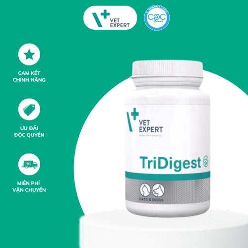 Viên thực phẩm chức năng hỗ trợ đường tiêu hoá cho chó mèo - TRIDIGEST Vet Expert 40 viên